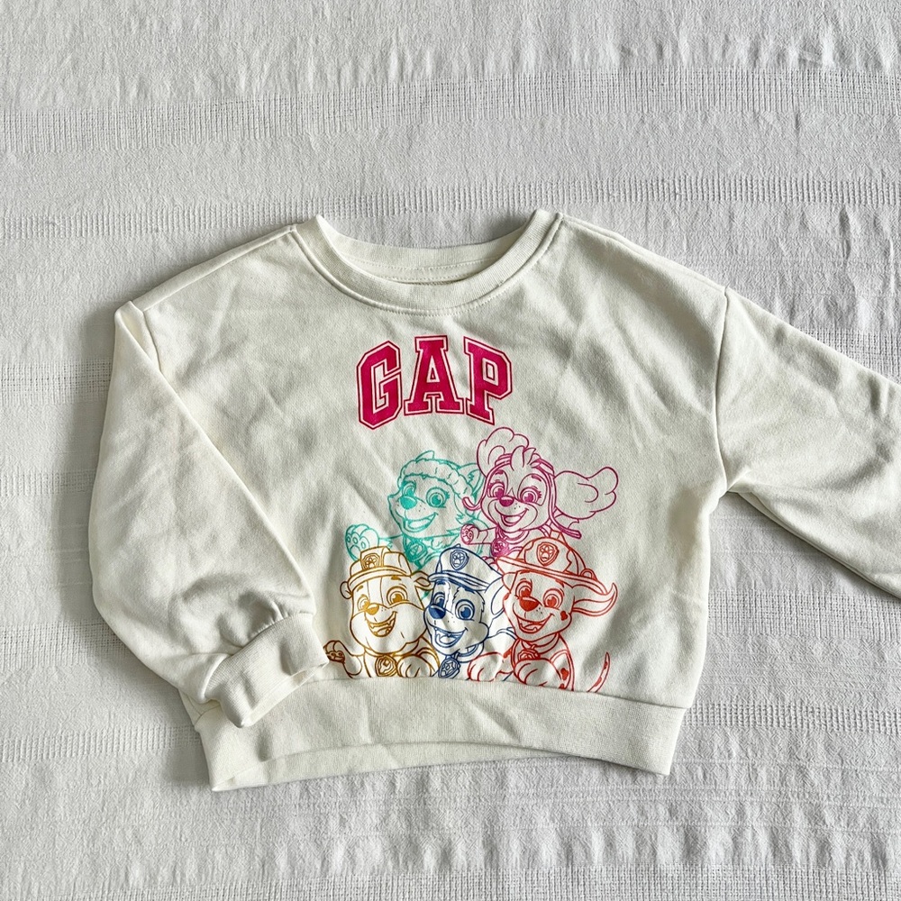 GAP Kids Cream paw Patrol Sweatshirt